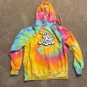 Pawz Tie Dye Relaxed Fit Hoodie